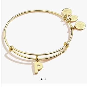 Alex & Ani P charm bracelet